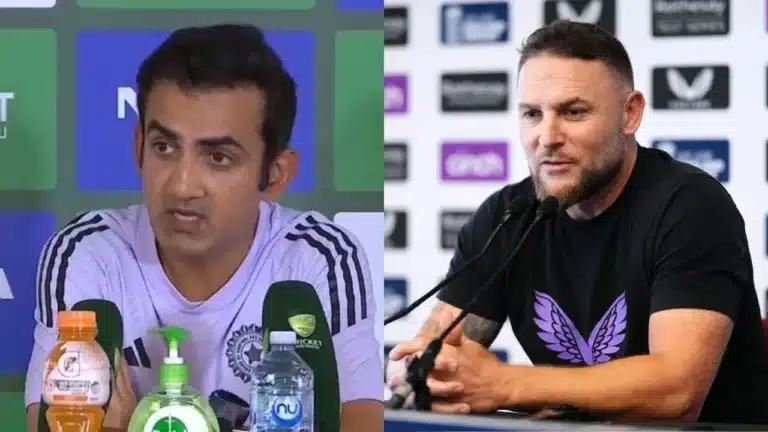 Brendon McCullum Gautam Gambhir