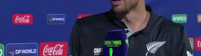 Mitchell Santner Post Match