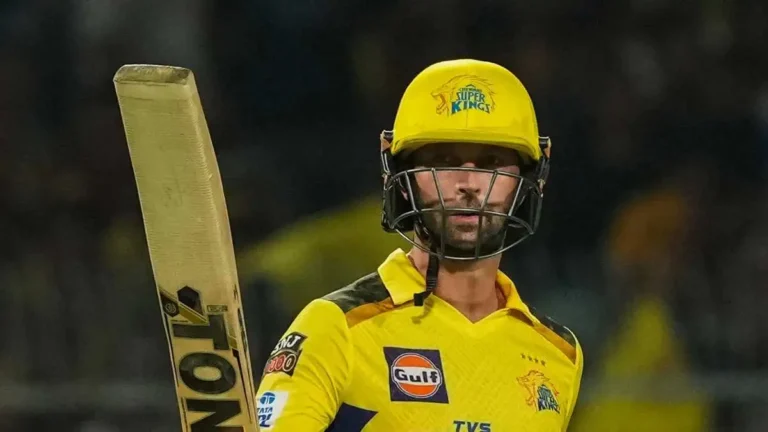 Devon Conway retired for Ravindra Jadaja by CSK during PBK vs Csk IPL 2025 match Devon Conway retired for Ravindra Jadaja by CSK during PBK vs Csk IPL 2025 match