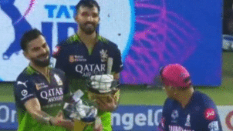 Virat Kohli Rahul Dravid RR vs RCB IPL 2025