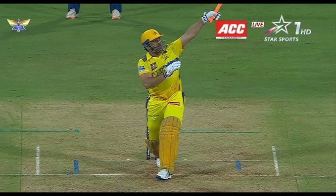 [WATCH] MS DHONI launches a single hand of Shardul Thakur at the inch CSK closer to the finishing line against LSG in IPL 2025