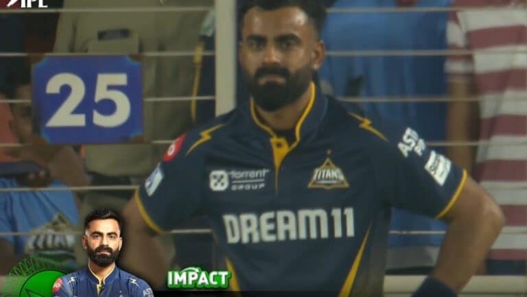 Why Khejroliya Khejroliya was preferred about Washington Suendar as Sub Impact by Gujarat Titans in GT vs RR IPL 2025 Party