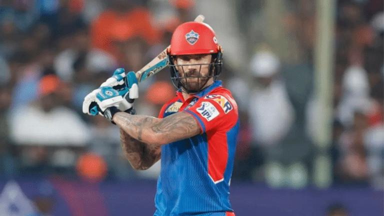 Why is Faf du Plessis Not in Delhi Capitals Playing XI in IPL 2025 Match Today