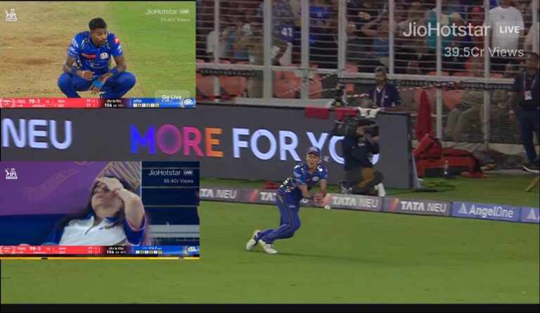 [WATCH] Owner of the Mumbai Indians, Hardik Pandya was desperate after Trent Boul