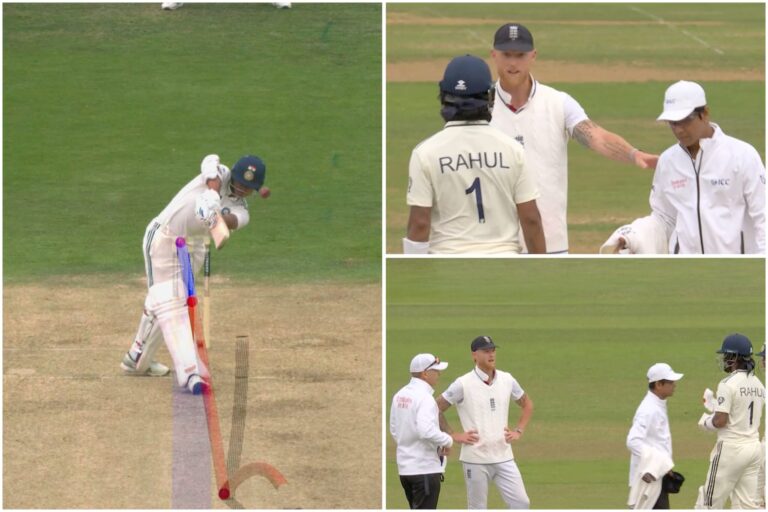 Furious Ben Stokes discusses with the referee after Yashavi Jaiswal takes the DRS after the timer runs out in Ing vs Ind 2nd Test