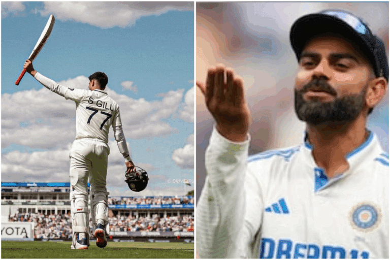 Virat Kohli reacts to Shubman Gill’s record blows in the Edgbaston vs England test