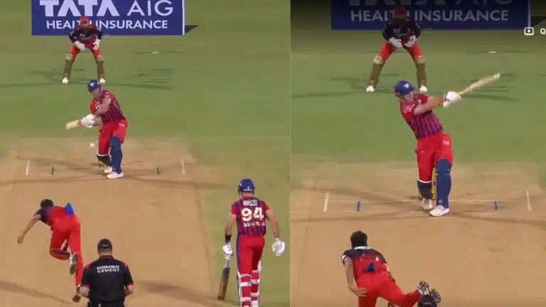Mitchell Marsh smashes Bhuvneshwar Kumar 102 meter six in RCB vs LSG clash