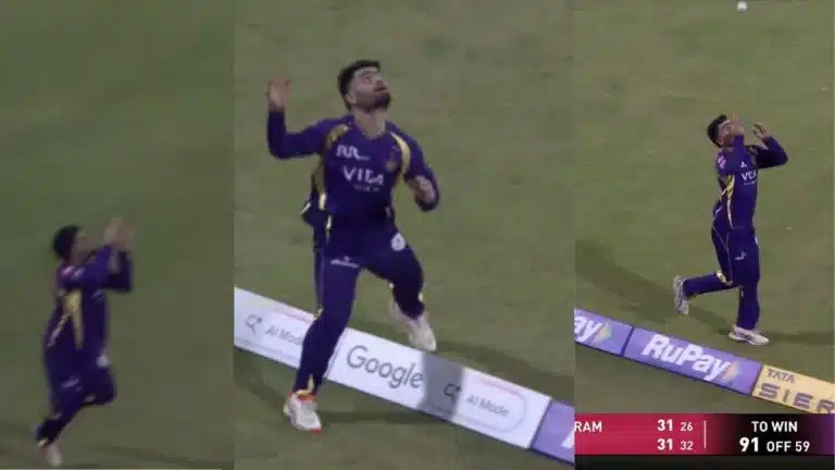 Rinku Singh makes sensational catch to dismiss Aiden Markram in LSG-KKR clash