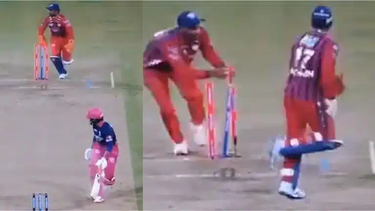 Rishabh Pant turns Pakistani, commits a horrible blunder & fumbles simple run-out in LSG vs RR clash