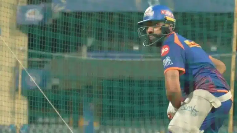 Rohit Sharma back at nets