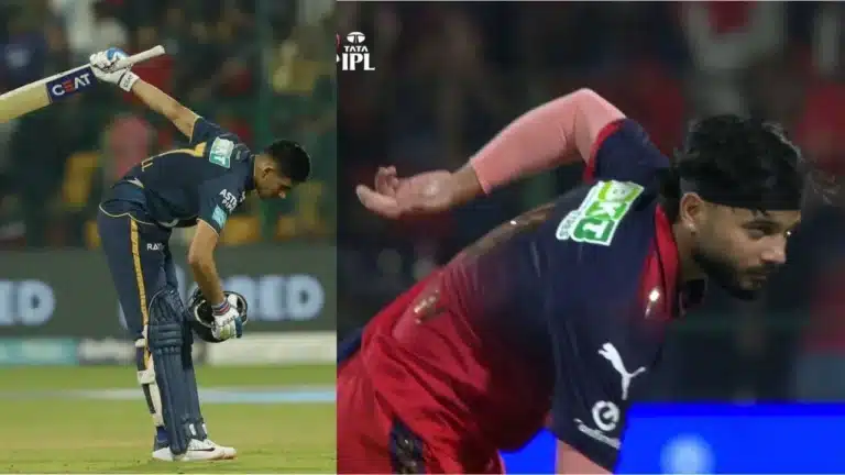 Suyash Sharma replicates Shubman Gill’s celebration after dismissing GT captain in RCB vs GT clash