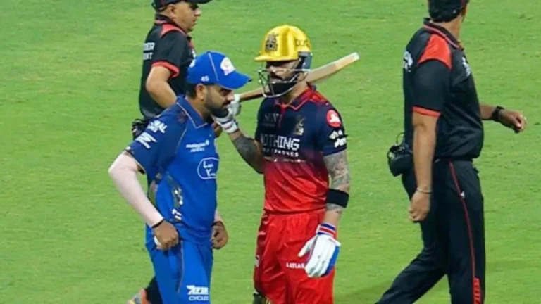 Virat Kohli and Rohit Sharma engage in funny banter during IPL 2026 clash