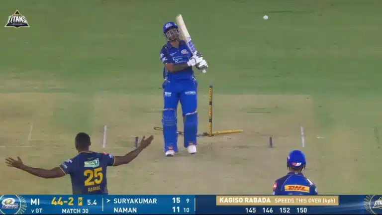 Suryakumar Yadav departs for another low score