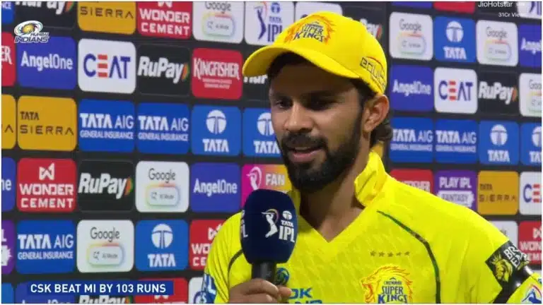 Ruturaj Gaikwad MI Vs CSK