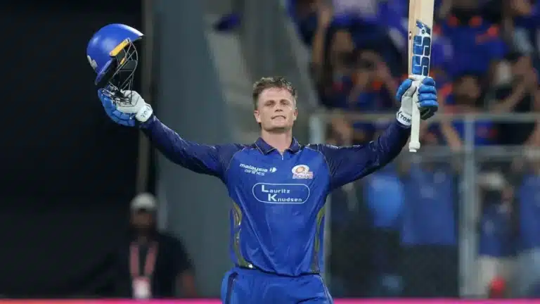 "Rewrite the record books": Fans go crazy as Ryan Rickelton scores fastest IPL century for MI