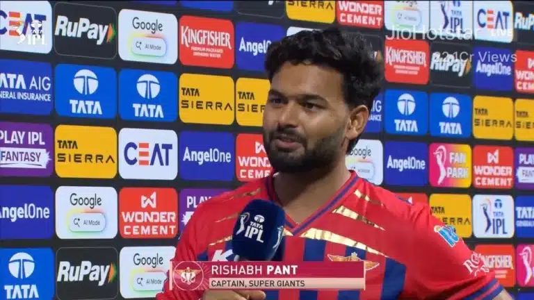 "it’s disappointing": Rishabh Pant attacks batsmen after humiliating loss against RR in IPL 2026