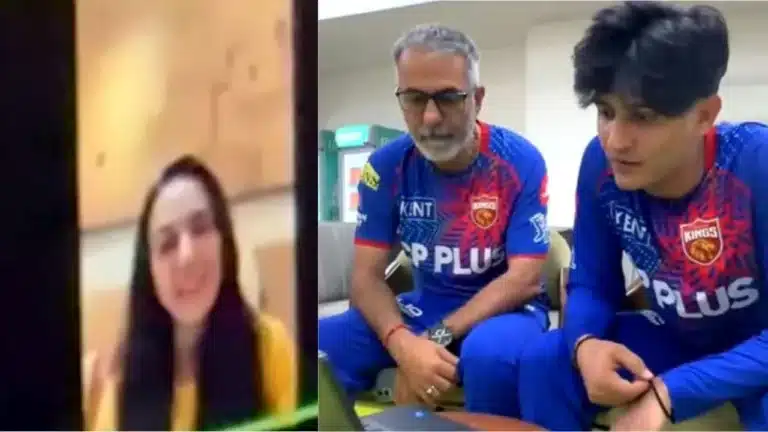 A heartfelt gesture from PBKS for an injured fan; Priyansh Arya connects via video call with Preity Zinta