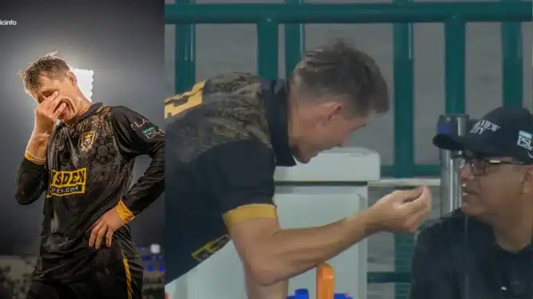 Marnus Labuschagne involved in heated exchange with referee during PSL 2026 final