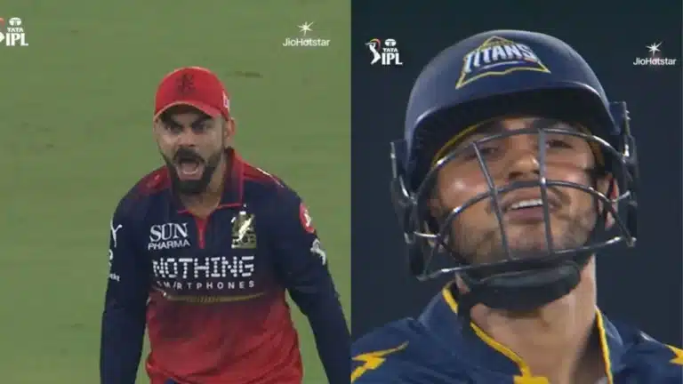 Watch: Virat Kohli gives a fiery farewell to Gujarat Titans and Team India captain Shubman Gill during GT vs RCB clash
